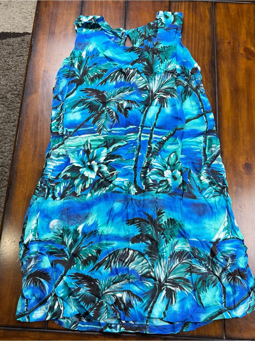 Jams World Blue Tropical Palm One-Piece
